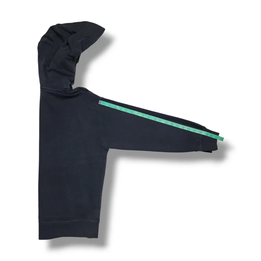 Vintage Levi's SilverTab Graphic Spell Out Y2K Grunge‎ Black Hoodie Men's L